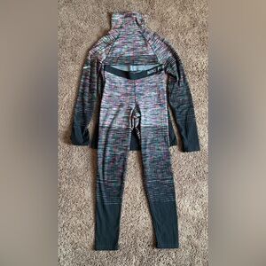 Nike Pro Colorful Striped Activewear Set